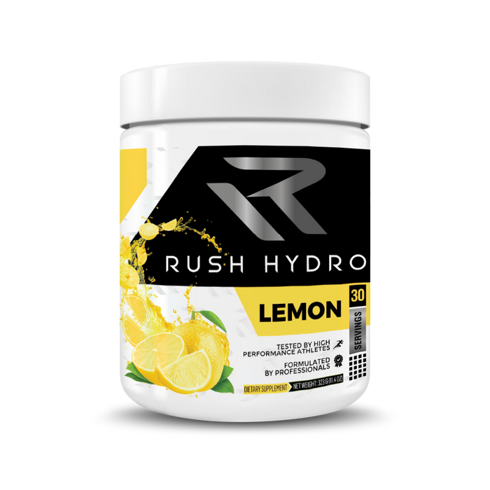 Rush Hydro Electrolyte Hydration - Lemon Flavor (30 servings)